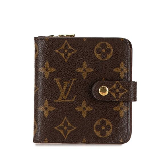Louis Vuitton Compact Zip Monogram Compact Wallet - Picture 1 of 8